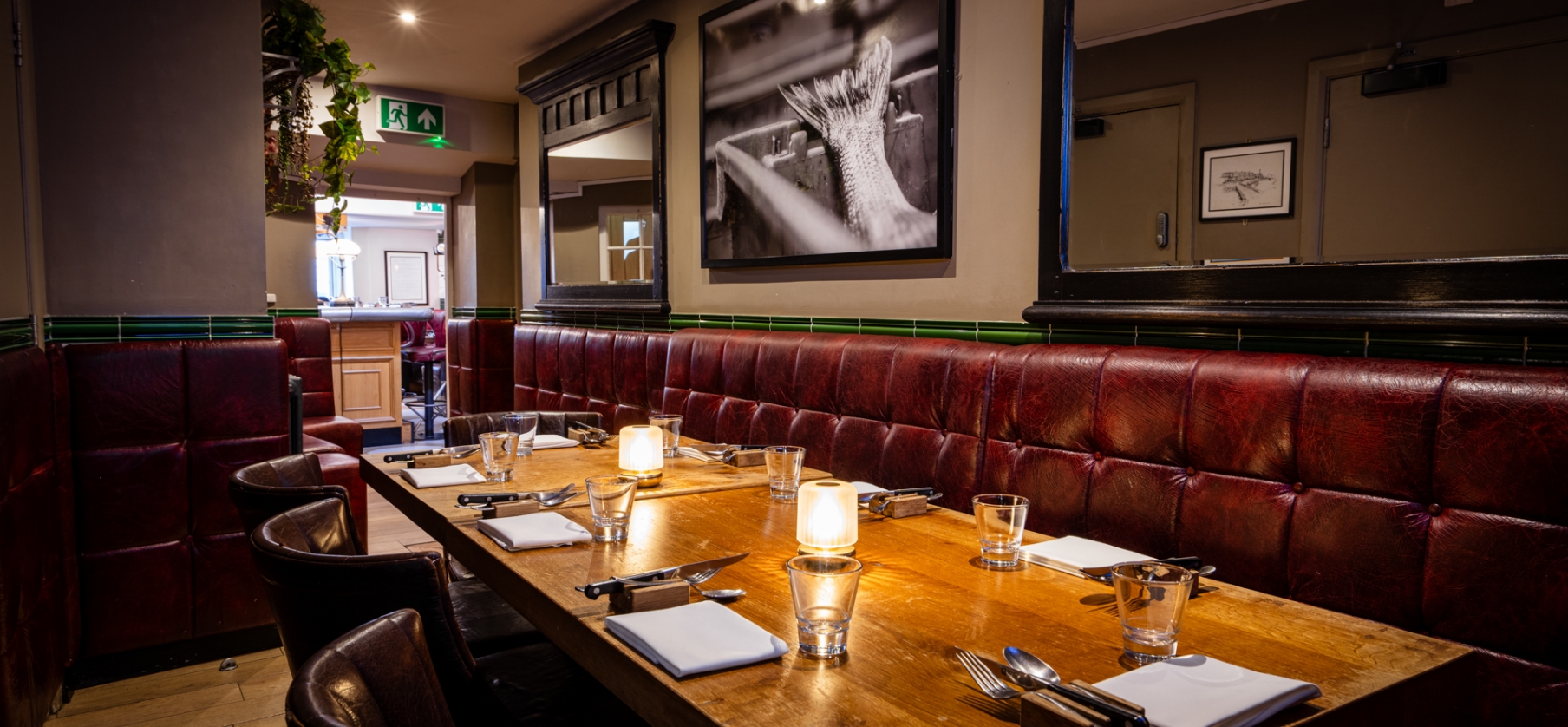 Dining/Seating area of the Coach