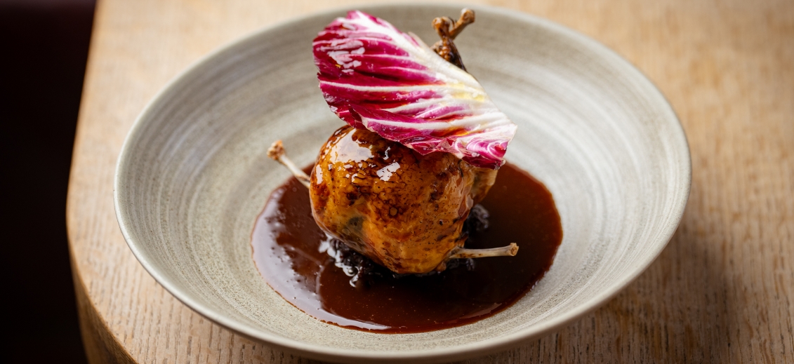 Duck dish by The Coach