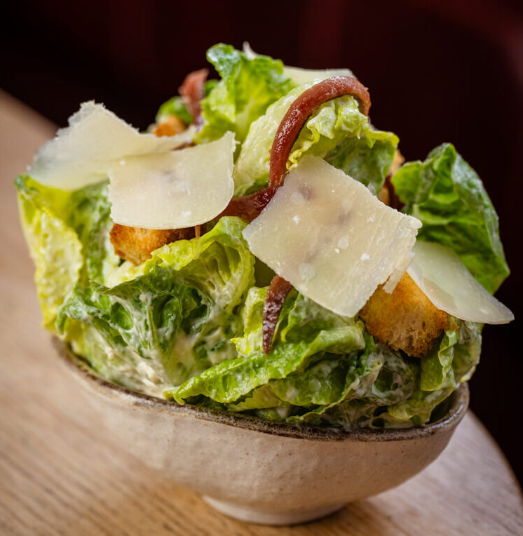 Beautiful salad by The Coach